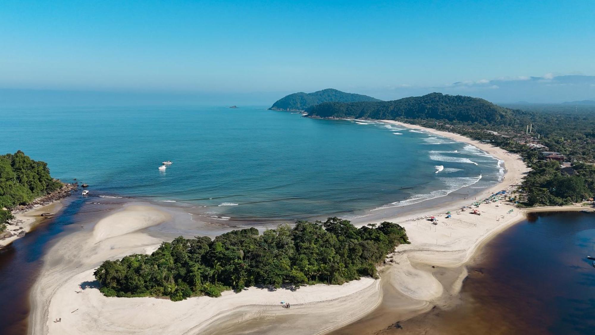 Casa Una A Beira Rio - Barra Do Una - 450M Da Praia Vila Sao Sebastiao  Exterior foto