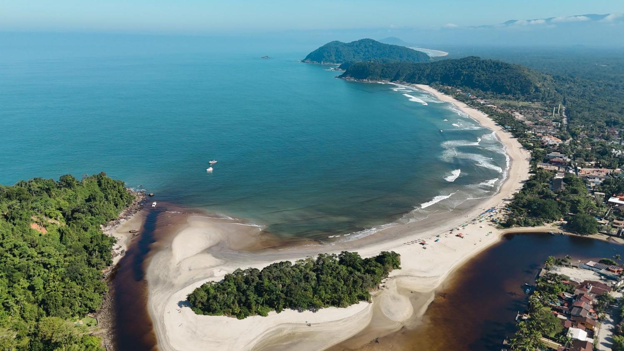 Casa Una A Beira Rio - Barra Do Una - 450M Da Praia Vila Sao Sebastiao  Exterior foto