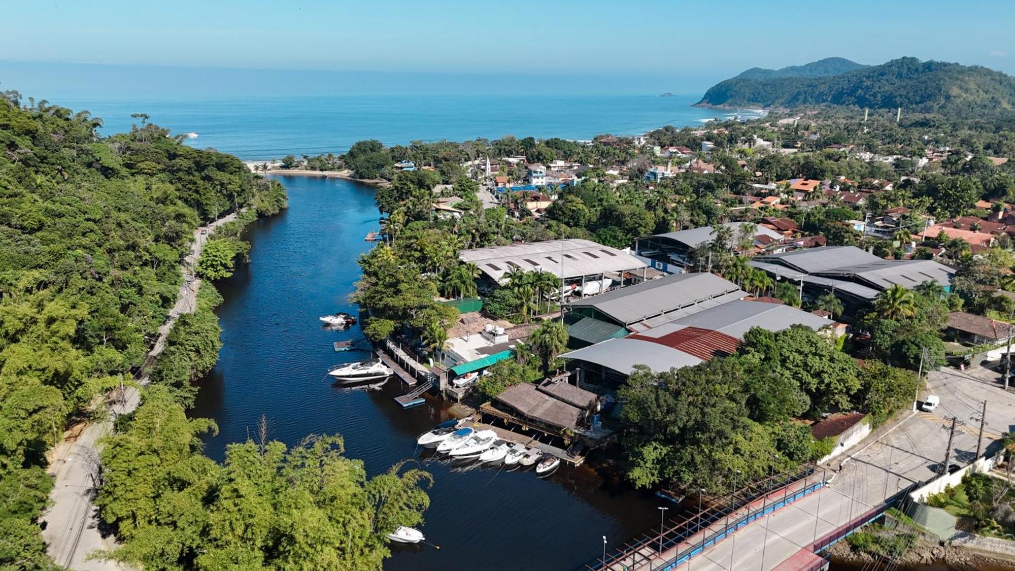 Casa Una A Beira Rio - Barra Do Una - 450M Da Praia Vila Sao Sebastiao  Exterior foto