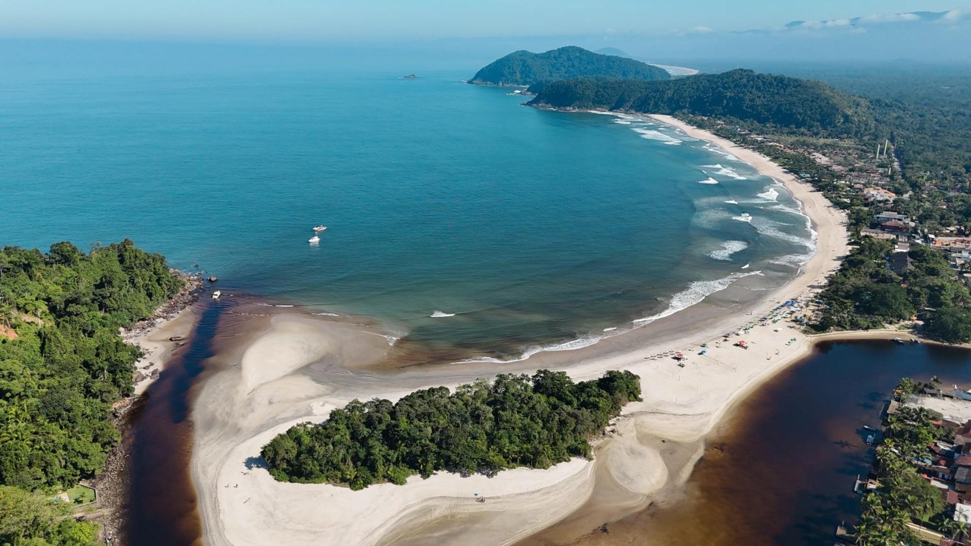 Casa Una A Beira Rio - Barra Do Una - 450M Da Praia Vila Sao Sebastiao  Exterior foto