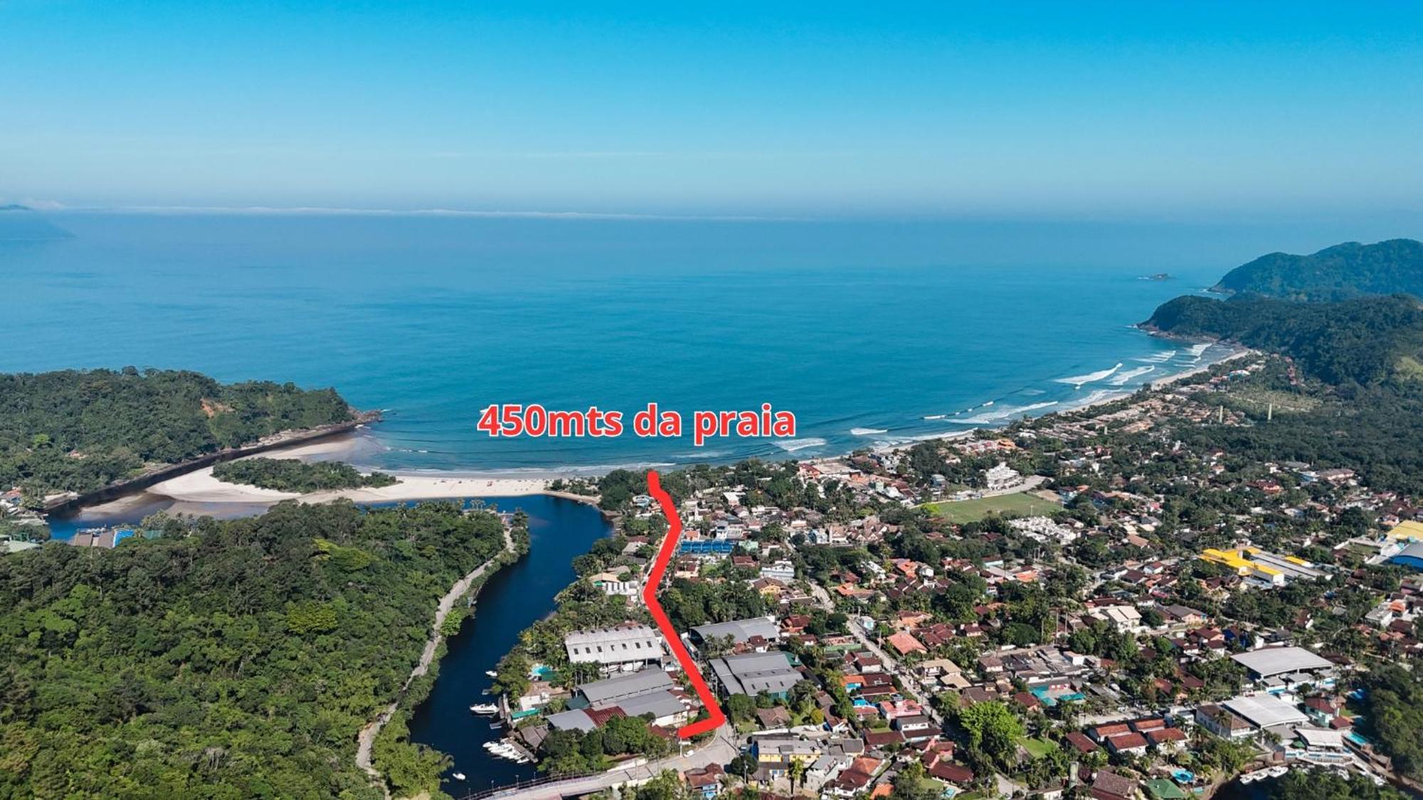 Casa Una A Beira Rio - Barra Do Una - 450M Da Praia Vila Sao Sebastiao  Exterior foto